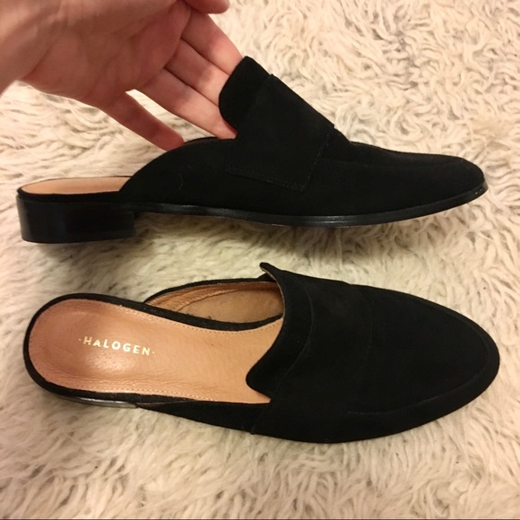 Halogen Suede Mules